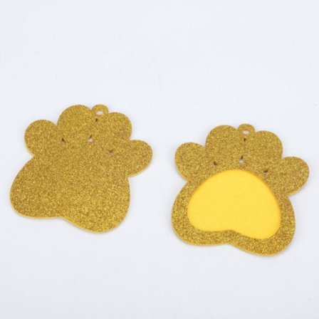 5 Stk Jule Fotoramme Billedramme Pendant GULD