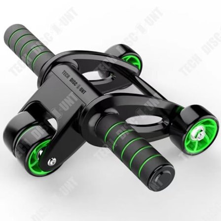 Båda abdominal - TD - 4 hjul - Fällbar - Tyst - Träningsutrustning