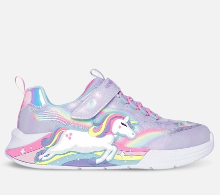 Skechers, S-Lights: Unicorn Chaser, 30, Lilla, Pige