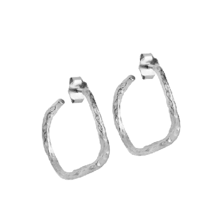 ENAMEL Copenhagen Hoops, Sway Örhängen Dam Silver ONESIZE