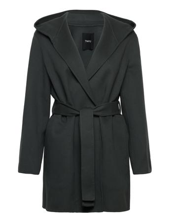 Hood Overlay Df.luxe Outerwear Coats Winter Coats Musta Theory