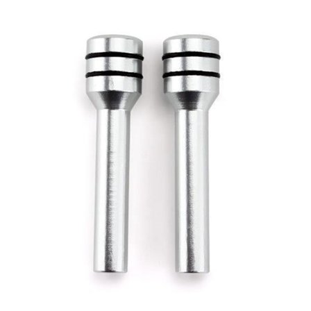 2 stk Biler Bildør Pin Låser Knott Løftedeksler Aluminiumslegering 50mm Lengde