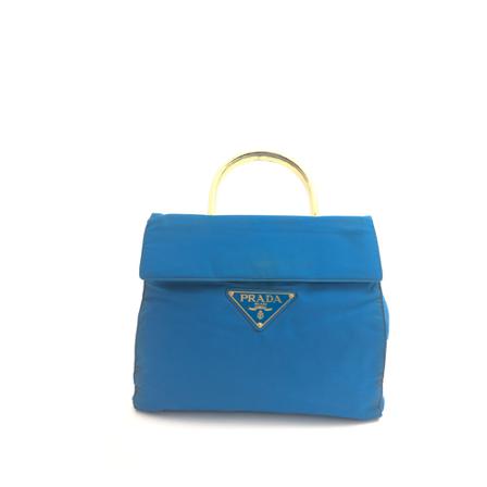 Prada Vintage, Pre-owned Handbag Blauw, Dames, Maat:ONE Size