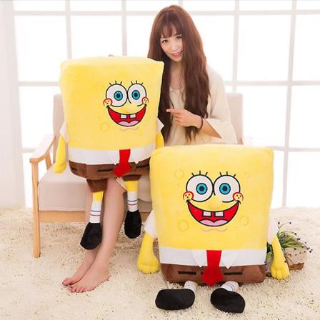 Spongebob Squarepants Pehmolelu Heittotyyny Tarttumassa Lapset Opiskelijalahjat[HK] 55cm