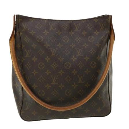 Louis Vuitton Vintage, Pre-owned Canvas louis-vuitton-bags Bruin, Dames, Maat:ONE Size