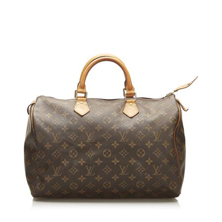 Louis Vuitton Vintage, Pre-owned Bags Bruin, Dames, Maat:ONE Size,Canvas