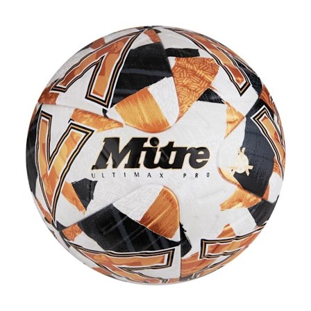Mitre Ultimax Pro 2024 Fotboll 5 Vit/Svart/Orange