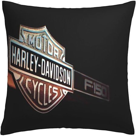 Kuddfodral Harley Davidson Varm och mjuk kuddfodral för dekorativa örngott i säng soffa utomhuskudde (H-401) {DB}