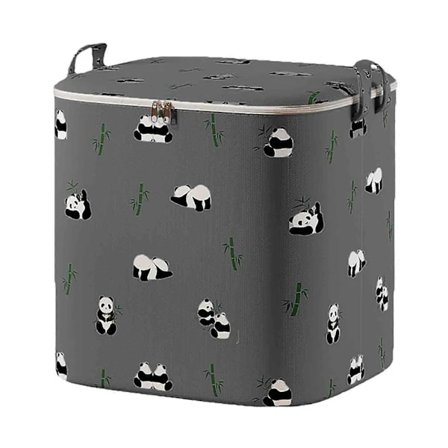 Opbevaringspose med lynlås, flyttetæppe, opbevaringskurv, rejsetaske med stor kapacitet til tøj