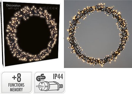 KI Lysring 400LED 48cm Varmhvit