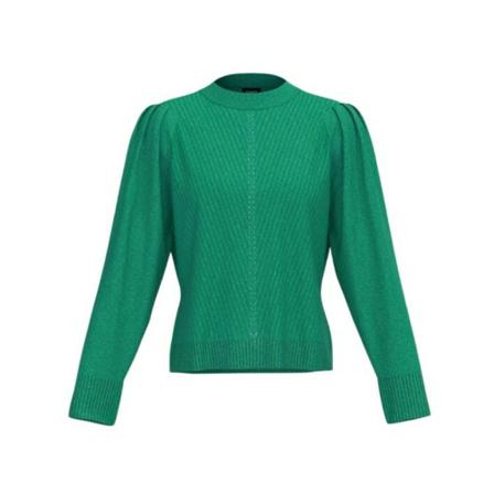 Marella, Round-neck Knitwear Groen, Dames, Maat:L