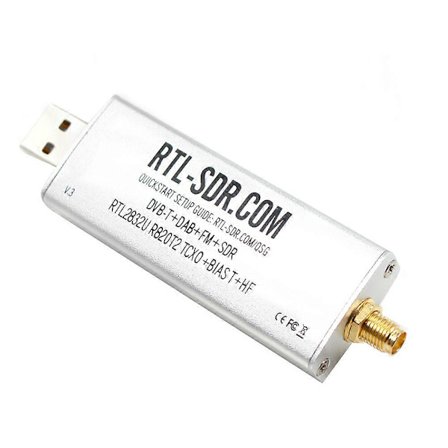 SDR V3 R820T2 RTL2832U 1PPM TCXO SMA RTLSDR Kommunikasjonssystem