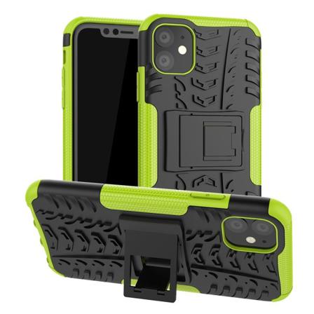 Iphone 11 - Ultimata Stöttåliga Skalet Med Stöd - Grön Green Grön