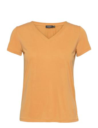 Slcolumbine V-Neck Ss Gold Soaked In Luxury