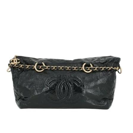 Chanel Vintage, Pre-owned Leather chanel-bags Zwart, Dames, Maat:ONE Size,leer