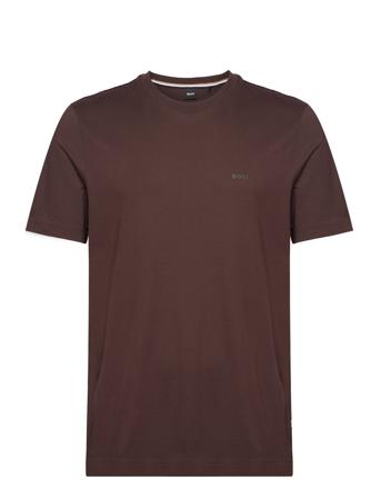 Thompson 01 T-shirts Short-sleeved Brun BOSS*Betinget Tilbud