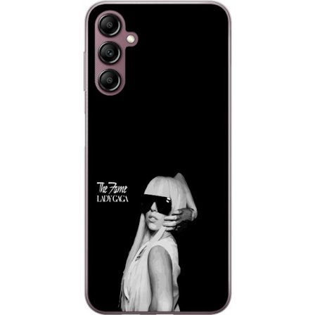 Kompatibelt Mobildeksel til Samsung Galaxy A14 5G Stranger Things plakat med syklende silhuetter og rød lynstorm i dramatisk retrodesign