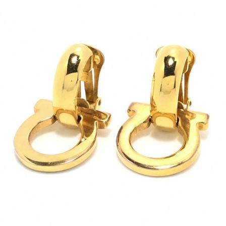 Salvatore Ferragamo Pre-owned Earrings gul, Dam Vintage Smycken, Dam, Storlek: ONE SIZE