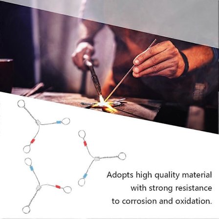 Blyfri Temperatursensorledning 10 stk. til HAKKO 191-212 Loddekolbespids Termometer