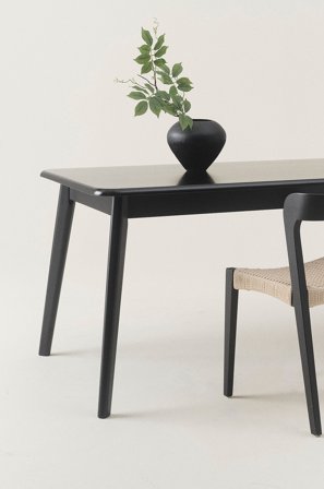 Jotex - Spisebord 90x200 Cm Svart alm - VIKDALEN - Kjøp Spisebord hos Jotex