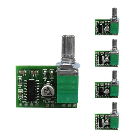 5 stk. PAM8403 GF1002 Digital Forstærkerkort Mini Dual Channel PCB 5V USB Strøm Audio Forstærkerkort