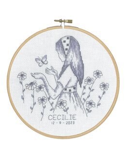 Broderikit Billede Pigen - Permin