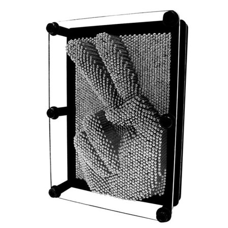 XL Metall Nålskärm i Silver[HK]