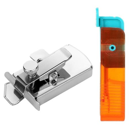 Kantguide för Hemming, Syregel med Sömsöndrare Multifunktionell Guide för Walking Foot Lock-sömnad