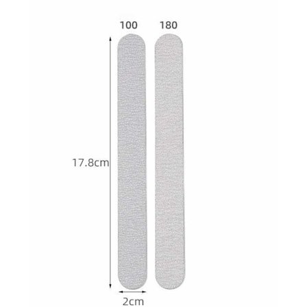 Dubbelsidig nagelfil 100/180