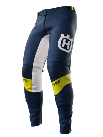 Pantaloni Motocross Shot Aerolite Honor Husqvarna LE 2024 albastru 30