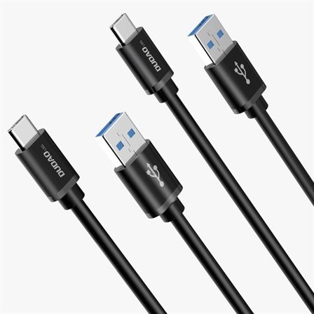 Dudao kabel USB-kabel - USB Type C Super Fast Charge 1 m svart (L5G-Black)