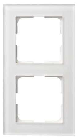 Elko Plus Option Kombinationsram kritvit 2-fack, Strömbrytare & vägguttag