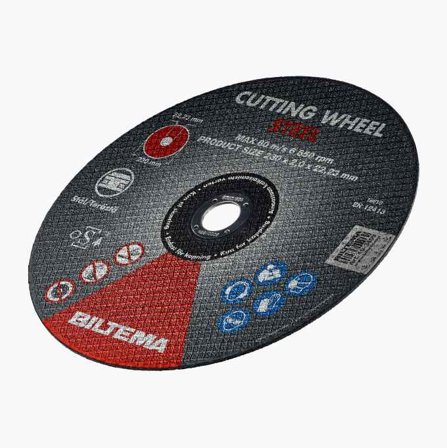 Kapskiva stål plan 230 mm - Biltema