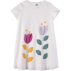 Il Gufo White Graphic Dress 6 Years - Dresses - 6 years - White