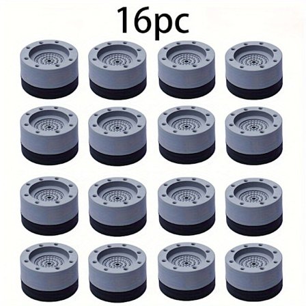 4 stk/8 stk/16 stk Fotputer for vaskemaskin for forhøying, sklisikring og støtsikkerhet