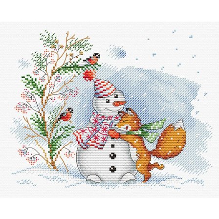 Broderikit MP Studia "Varm vänskap" 22x18 cm