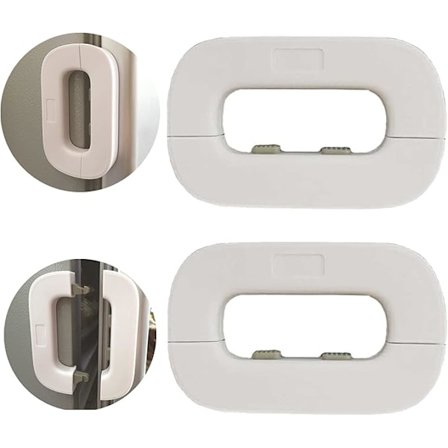 2-pack dörrlås för kylskåp, barnsäkerhet