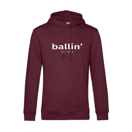 Ballin Est. Basic Hoodie , Rood , Heren , Maat: L