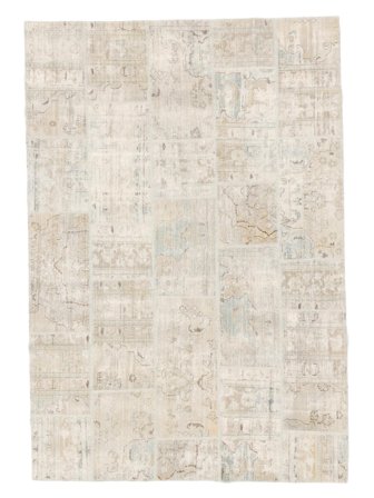Patchwork Tæppe Håndknyttet 160X240 Persien/Iran