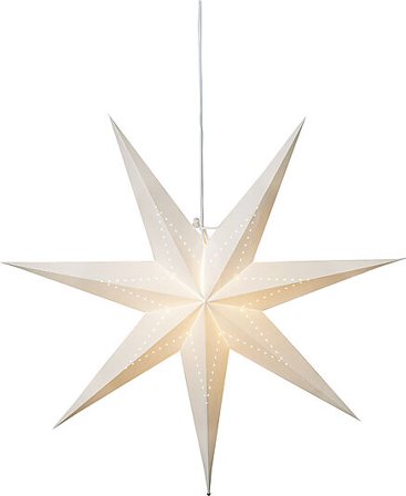 Julestjerne Lysa 70CM Hvit