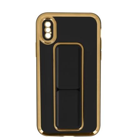 iPhone X og XS etui Sammenfoldelig stativ Magnetisk system sort