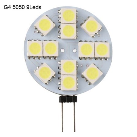 G4 LED-lamput Pyöreä Spotlight-lamppu G4 5050 9LEDS/NC/