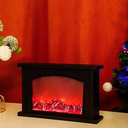 LED Flamme Lanterne Dynamisk Lampe Simulering Peislys