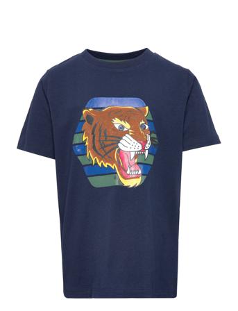 Tndash S_S Tee T-shirt Blå The New