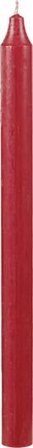 DIANA LYS RUSTIKKLYS 29CM RØD PARAFIN