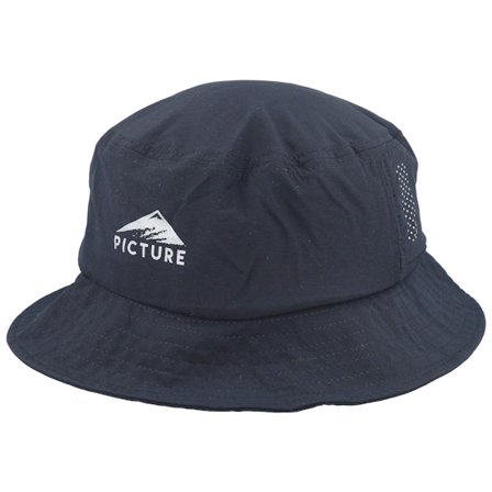 Picture - Zwart bucket Hoed - Lisbonne Hat A1 Black Bucket @ Hatstore