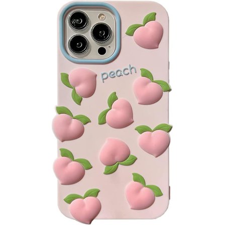 Sött 3D Kawaii Kanin Mobilskal för iPhone 14 Pro Max, Mjukt Silikon Gel Skyddsskal med Gröna Solglasögon[YDE]