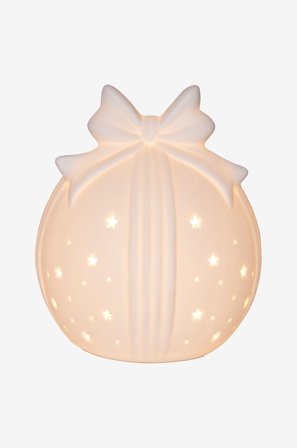 Star Trading - Dekoration Rozy 11cm - Vit - Julpynt - Från Homeroom