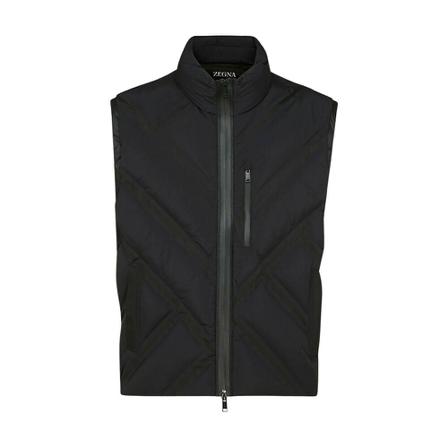 Z Zegna, Vests Zwart, Heren, Maat:M