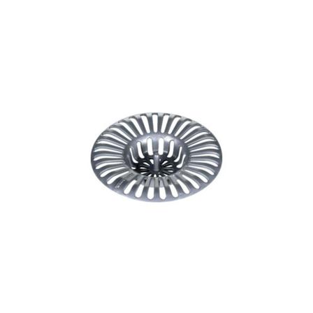 Filter / Hårfälla För Avlopp & Diskho - Samlar Matresterna Ø6cm Silver
